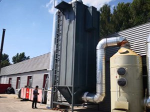 同心圓式電捕焦油器